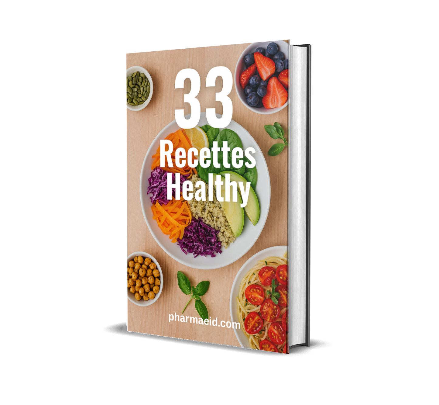 33 Recettes Healthy – Guide Pratique pour Manger Sain, Léger et Plein d’Énergie au Quotidien