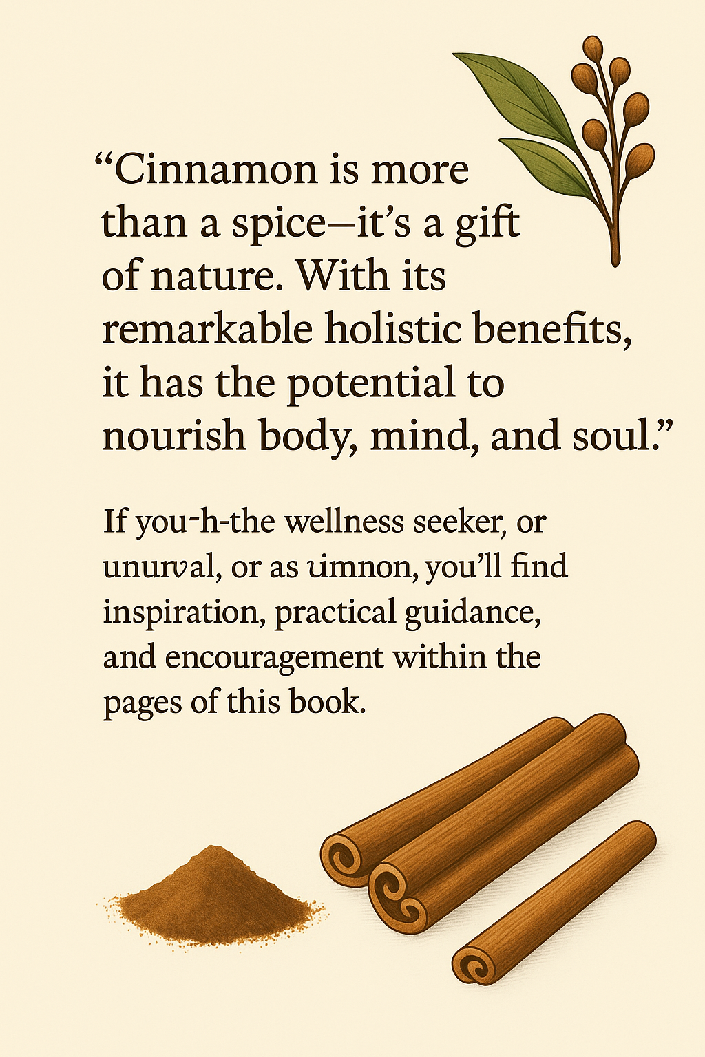 📘 The Healing Power of Cinnamon: Natural Medicine for Body, Mind & Soul