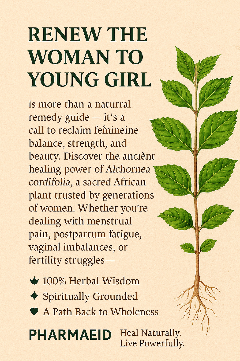 Renew The Woman To Young Girl- African Herbal Path to Vaginal Tightness & Health