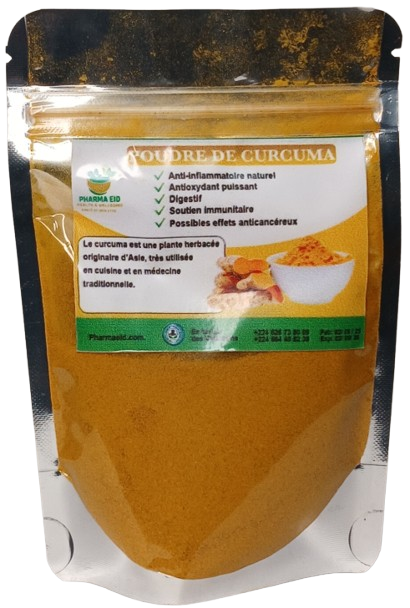 PP55 - POUDRE DE CURCUMA Naturel – Soutien du Bien-Être et de l’Équilibre Quotidien