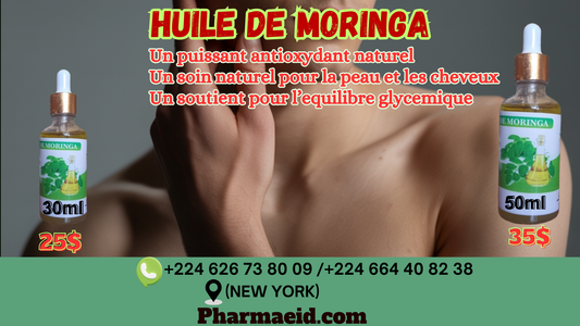 Huile de Moringa Pure et Naturelle – Beauté, Santé & Bien-être