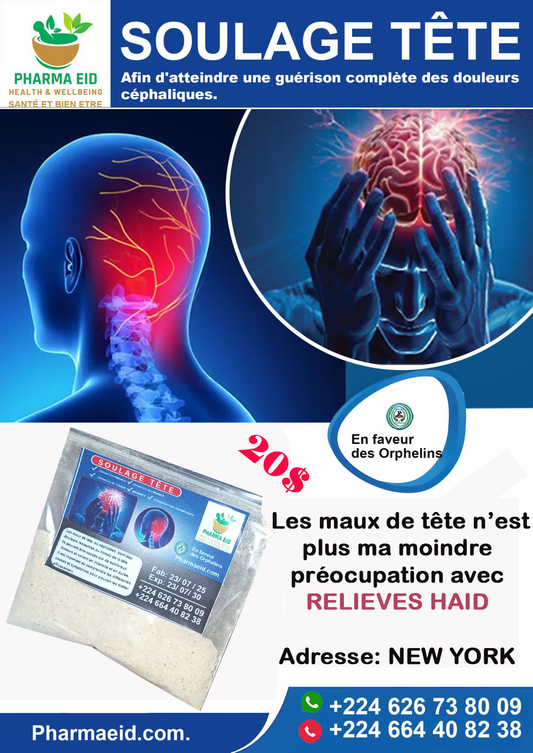 NeuroCalm – Remède Naturel Soulage les Maux de Tête (Relieves Haid)